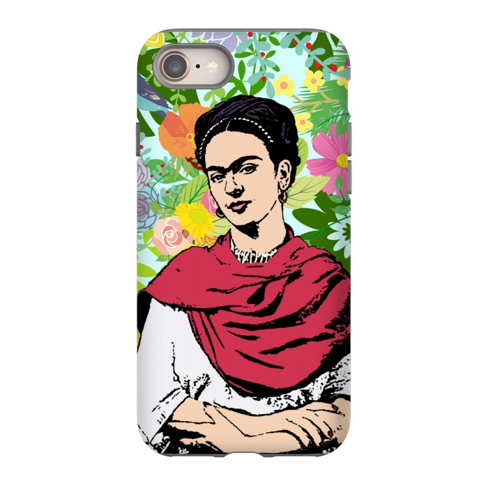 iPhone 8 StrongFit Frida kahlo by Jms