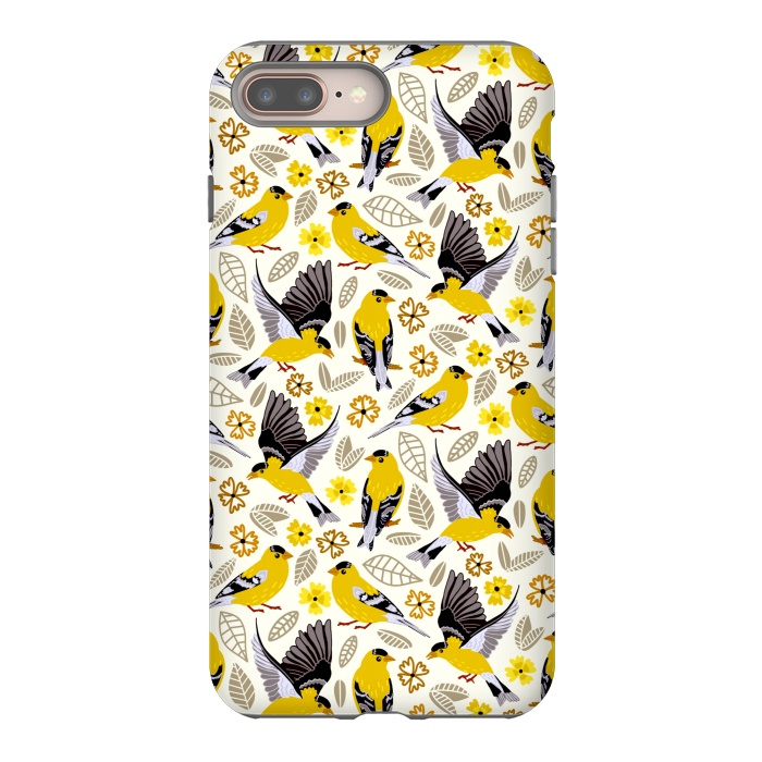 iPhone 8 plus StrongFit Goldfinches  by Tigatiga