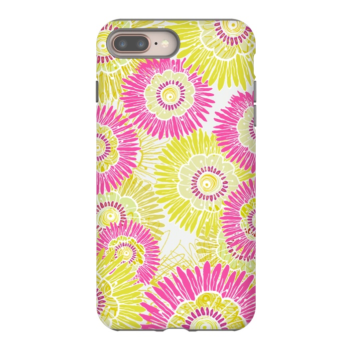iPhone 8 plus StrongFit Flower Power  by Rose Halsey