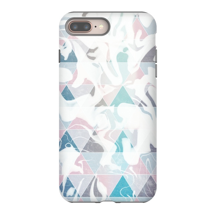 iPhone 8 plus StrongFit Geometric marble by Jms