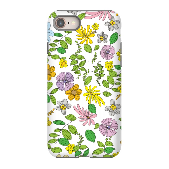 iPhone 8 StrongFit Superb Flowers by Bledi