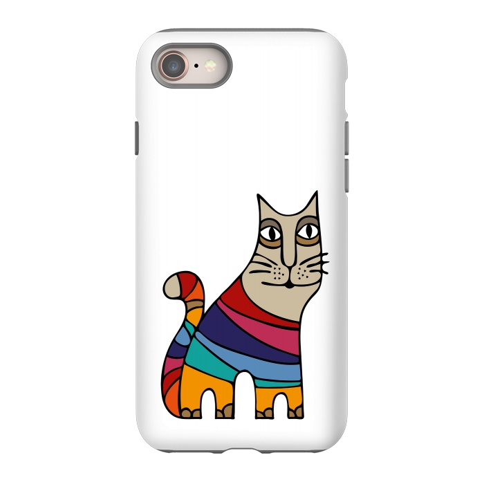 iPhone 8 StrongFit Magic Cat I by Majoih