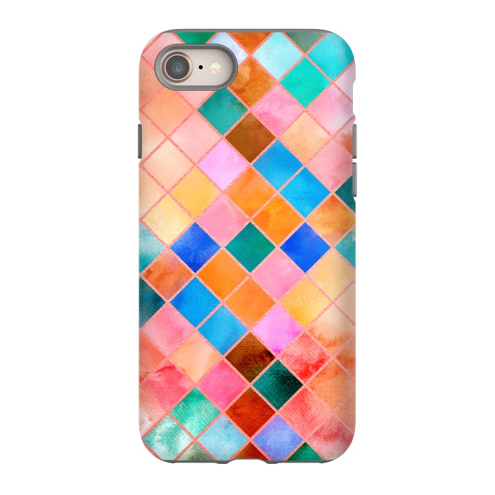 iPhone 8 StrongFit Stylish Watercolor Pattern by Art Design Works