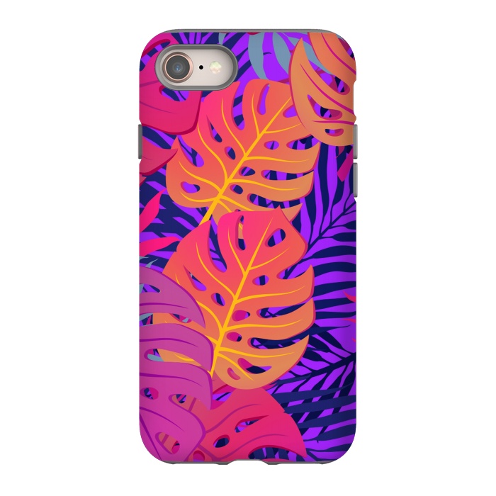 iPhone 8 StrongFit Palm Trees In Summer And Neon by ArtsCase