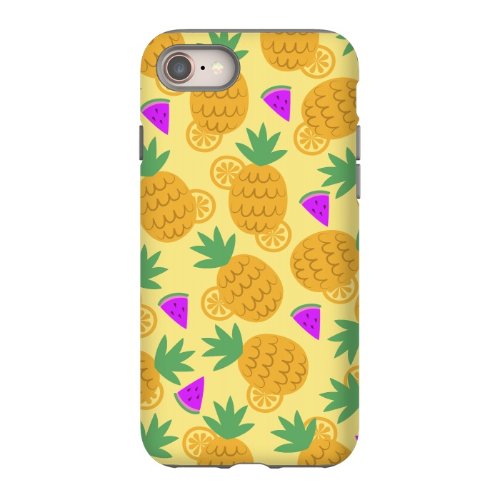 iPhone 8 StrongFit Rain Of Watermelons And Pineapples by ArtsCase