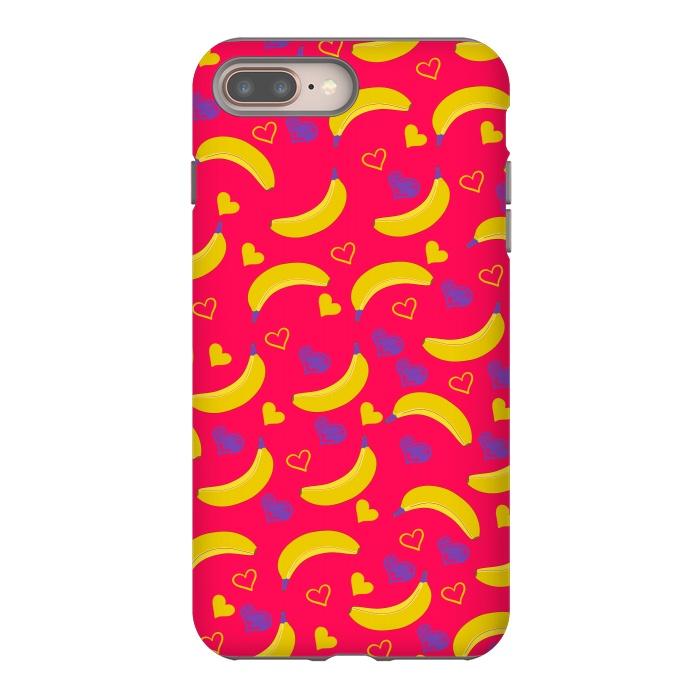 iPhone 8 plus StrongFit Pop Art Style Bananas by ArtsCase