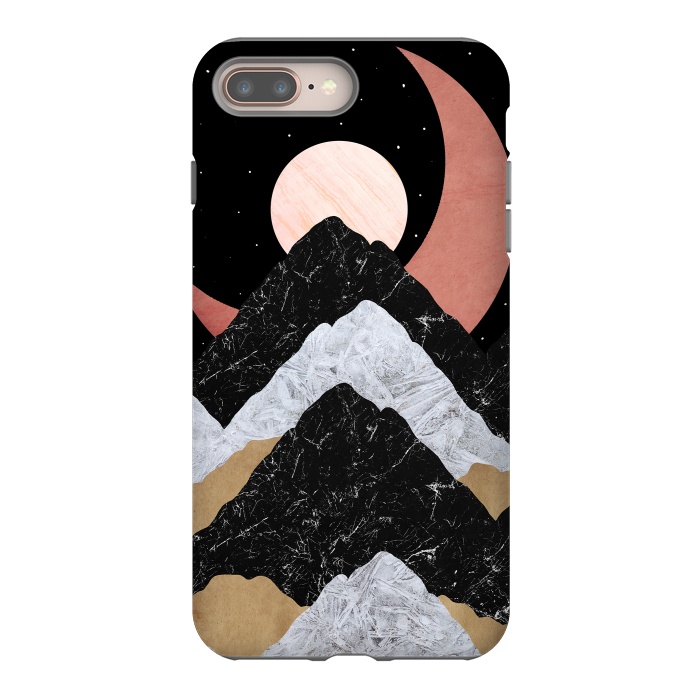 iPhone 8 plus StrongFit The crescent moon by Steve Wade (Swade)