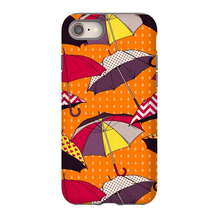 iPhone 8 StrongFit Beautiful Umbrellas For Autumn by ArtsCase