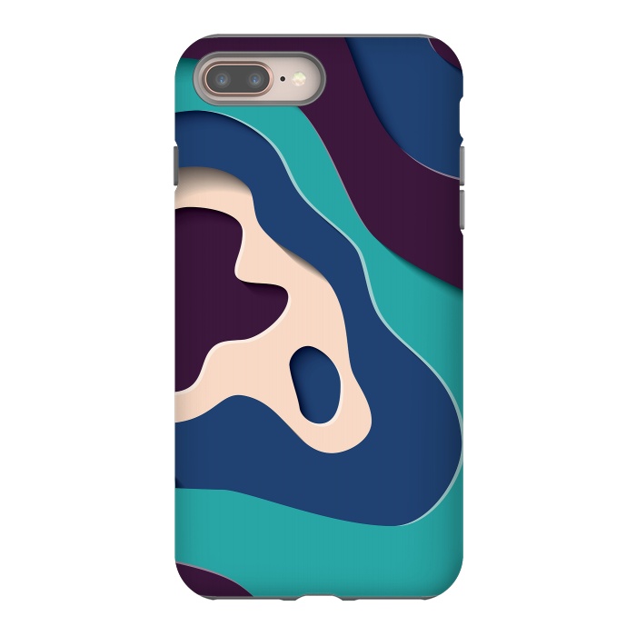 iPhone 8 plus StrongFit Paper Cutout 030 by Jelena Obradovic