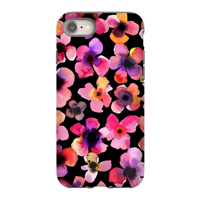 iPhone 8 StrongFit Happy Sweet Flowers by Ninola Design