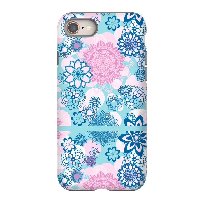 iPhone 8 StrongFit Mandalas In Beautiful Pastel Colors by ArtsCase