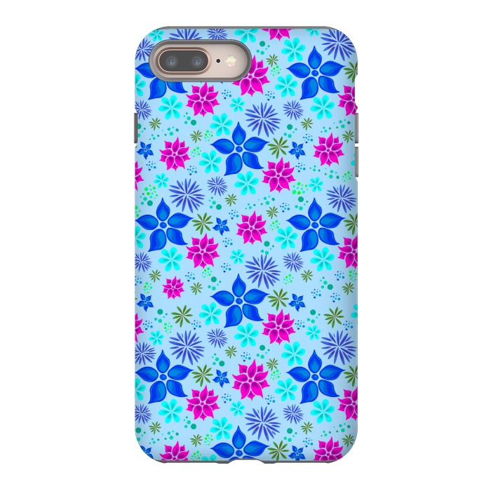 iPhone 8 plus StrongFit fantastic and floral colors in summer by ArtsCase