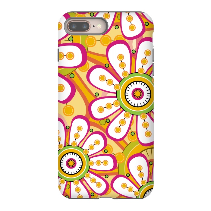 iPhone 8 plus StrongFit Lemon Flowers by Shelly Bremmer
