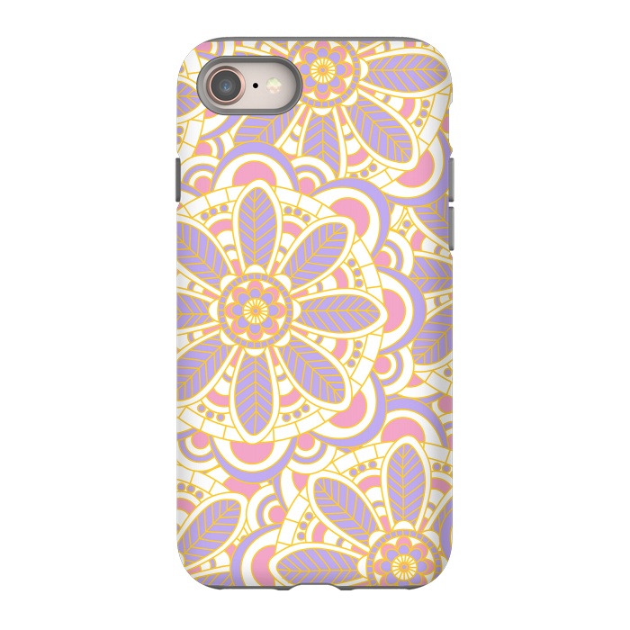 iPhone 8 StrongFit Lilac Lace by Shelly Bremmer