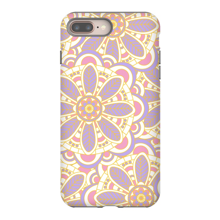iPhone 8 plus StrongFit Lilac Lace by Shelly Bremmer