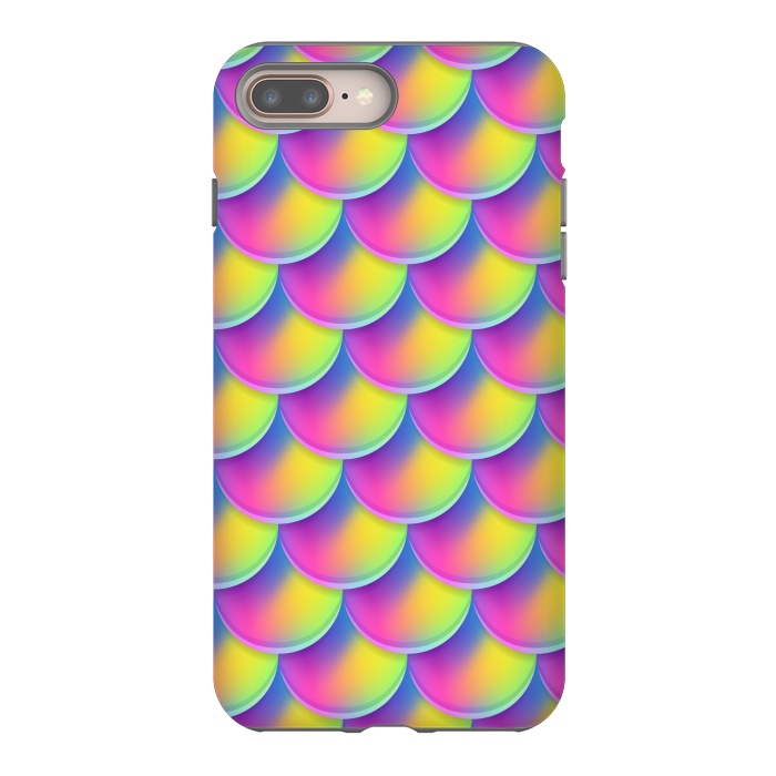 iPhone 8 plus StrongFit MERMAID SCALES 2  by MALLIKA