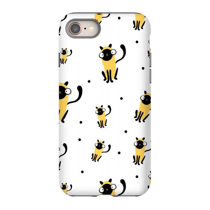 iPhone 8 StrongFit cool cats by haroulita