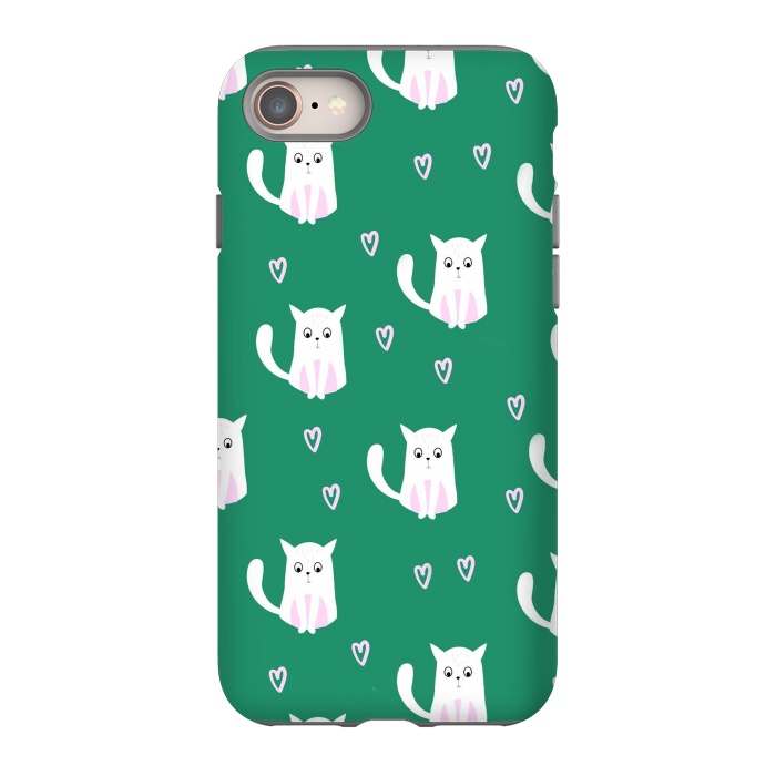 iPhone 8 StrongFit cats pattern by haroulita