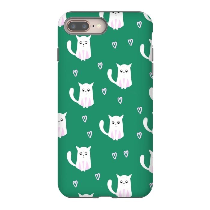iPhone 8 plus StrongFit cats pattern by haroulita