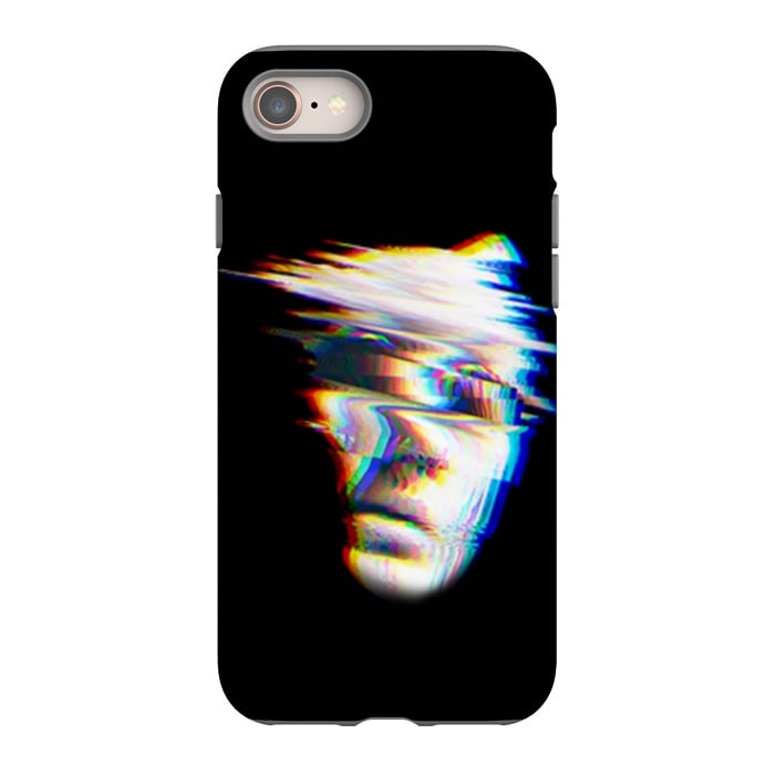 iPhone 8 StrongFit glitch horror face by haroulita