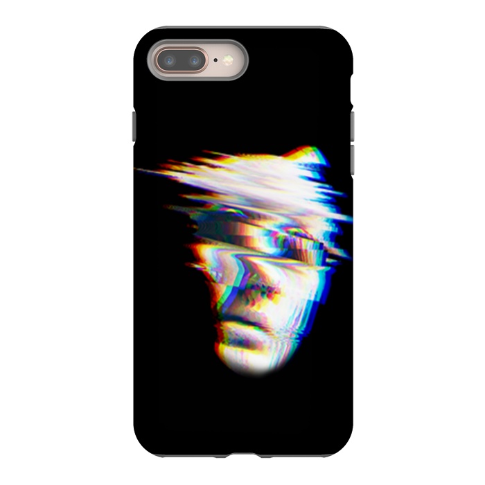 iPhone 8 plus StrongFit glitch horror face by haroulita