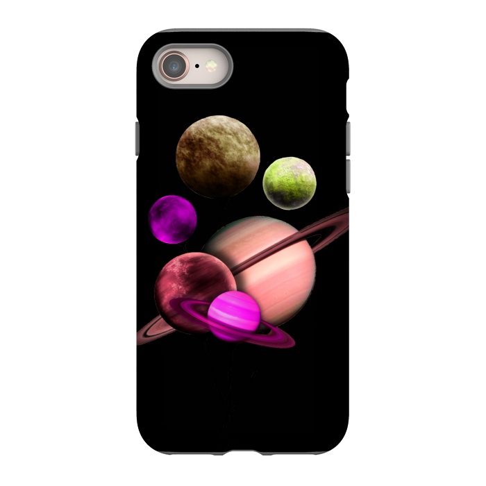 iPhone 8 StrongFit Purple pink space by haroulita