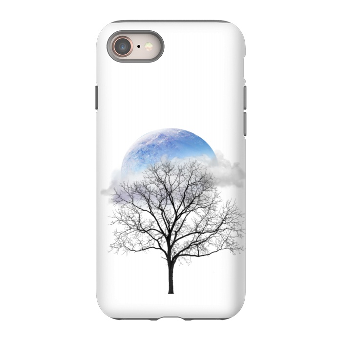iPhone 8 StrongFit winter tree by haroulita