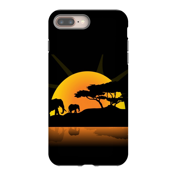 iPhone 8 plus StrongFit african sunset by haroulita