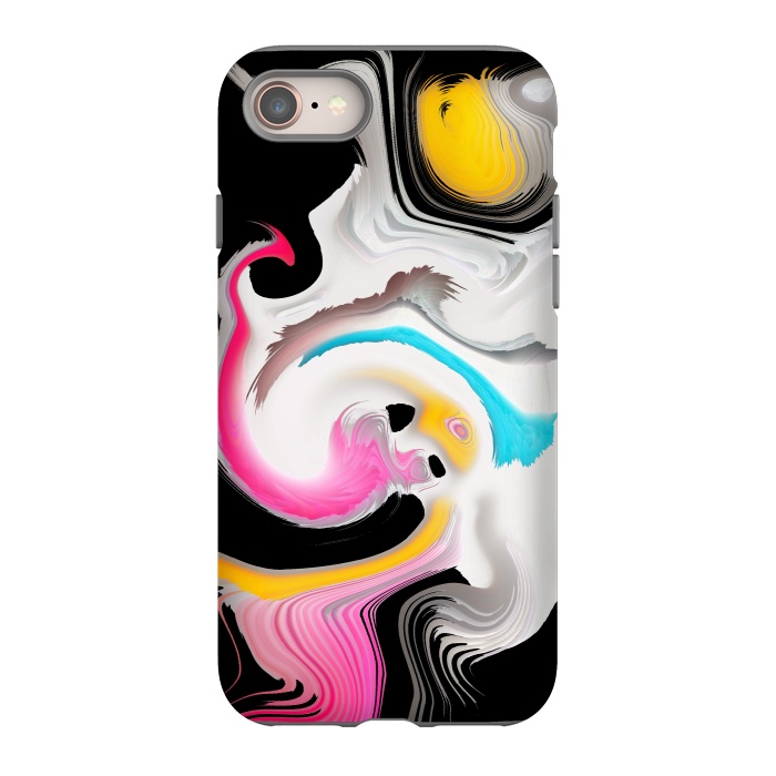 iPhone 8 StrongFit fluid art waves by haroulita