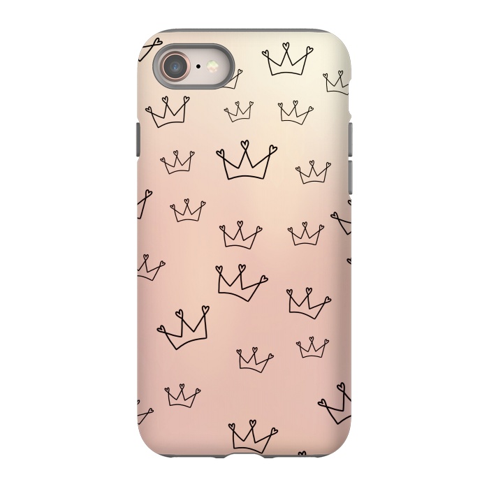 iPhone 8 StrongFit Crown heart by Jms