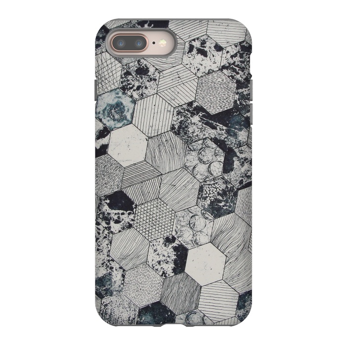iPhone 8 plus StrongFit Hexagonal by Winston