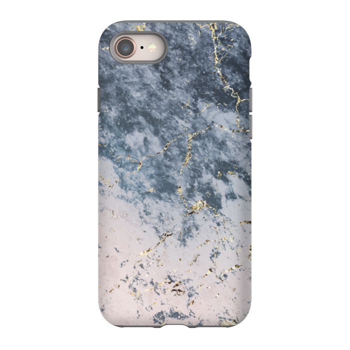 iPhone 8 StrongFit Pink and blue marble by Winston