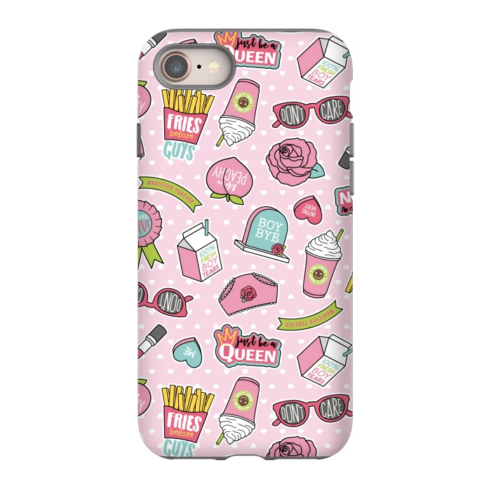 iPhone 8 StrongFit Girls Fashion Design With Cute Symbols by ArtsCase
