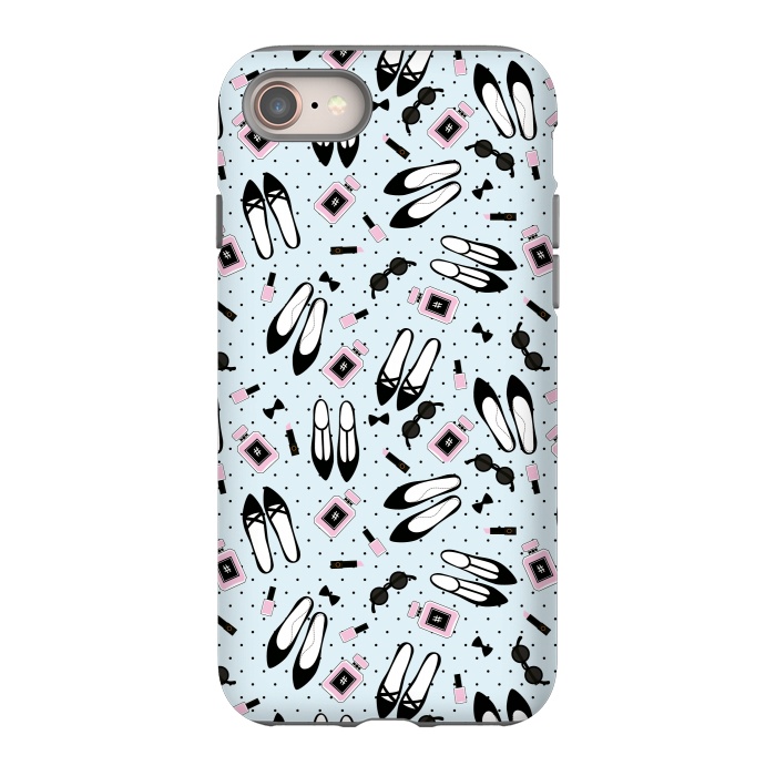 iPhone 8 StrongFit Polka Cute Fashion With Beautiful Accessories by ArtsCase
