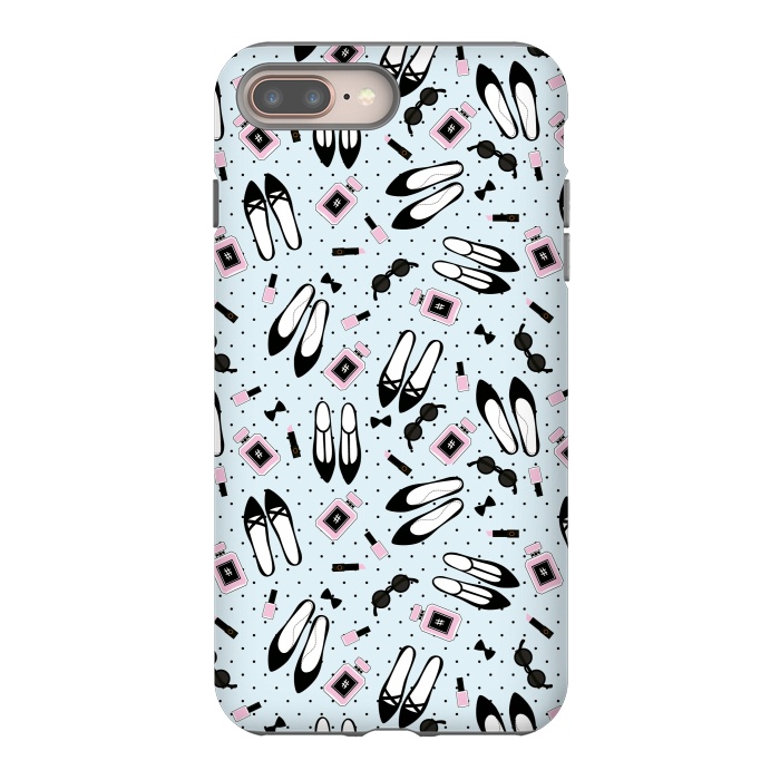 iPhone 8 plus StrongFit Polka Cute Fashion With Beautiful Accessories by ArtsCase