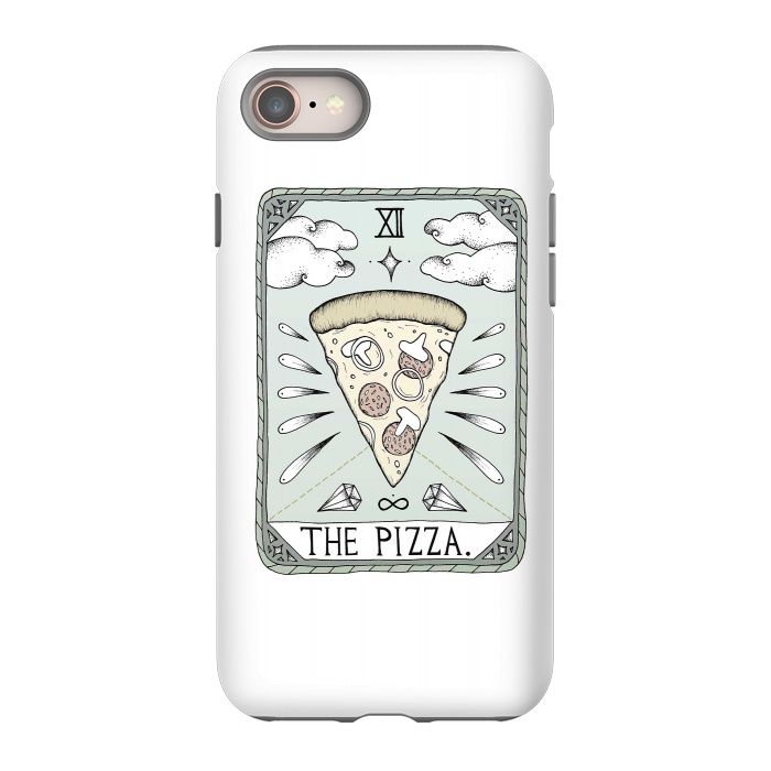 iPhone 8 StrongFit The Pizza by Barlena