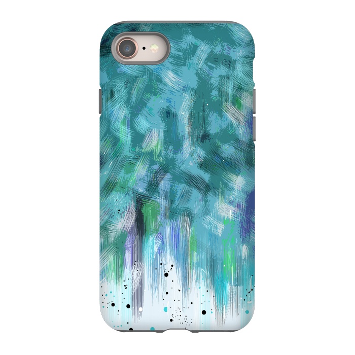 iPhone 8 StrongFit Water waves abstract art  by Josie