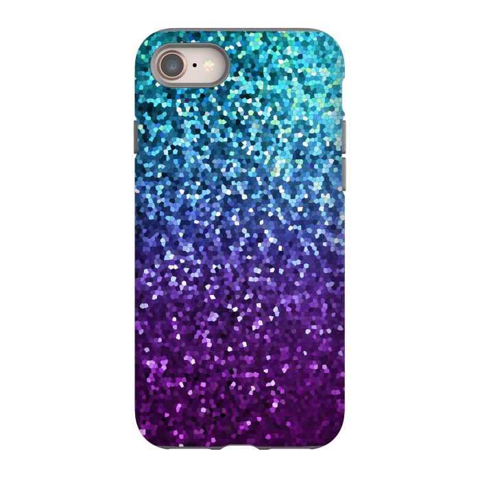 iPhone 8 StrongFit Mosaic Sparkley Texture G198 by Medusa GraphicArt