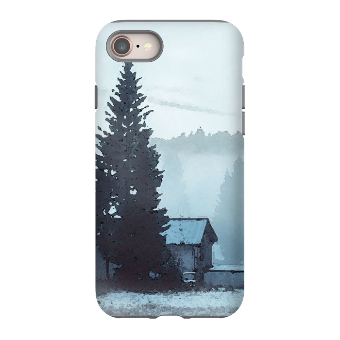 iPhone 8 StrongFit I live by the mountains by Allgirls Studio