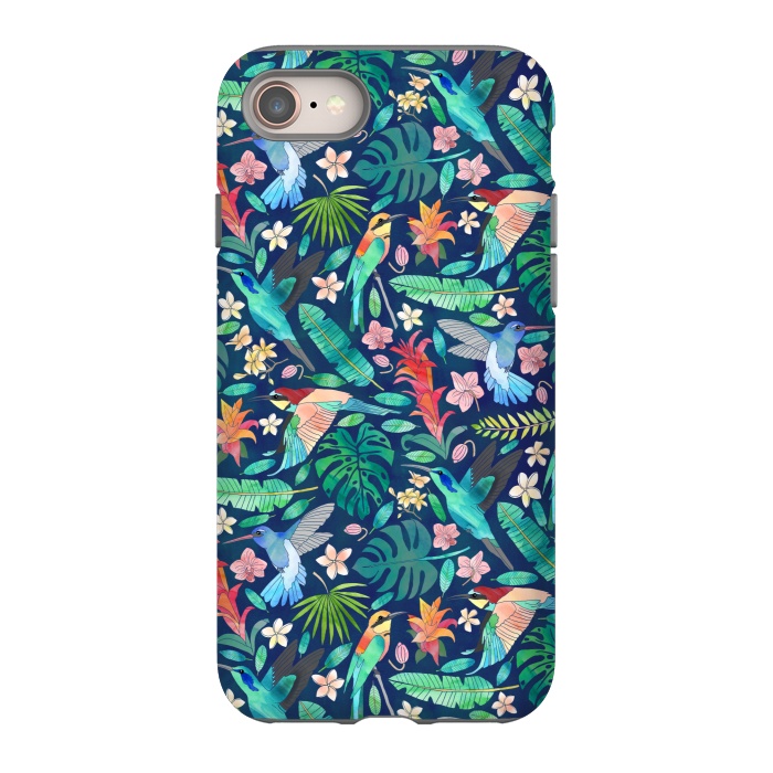 iPhone 8 StrongFit Birds In Bohemian Paradise by Tangerine-Tane