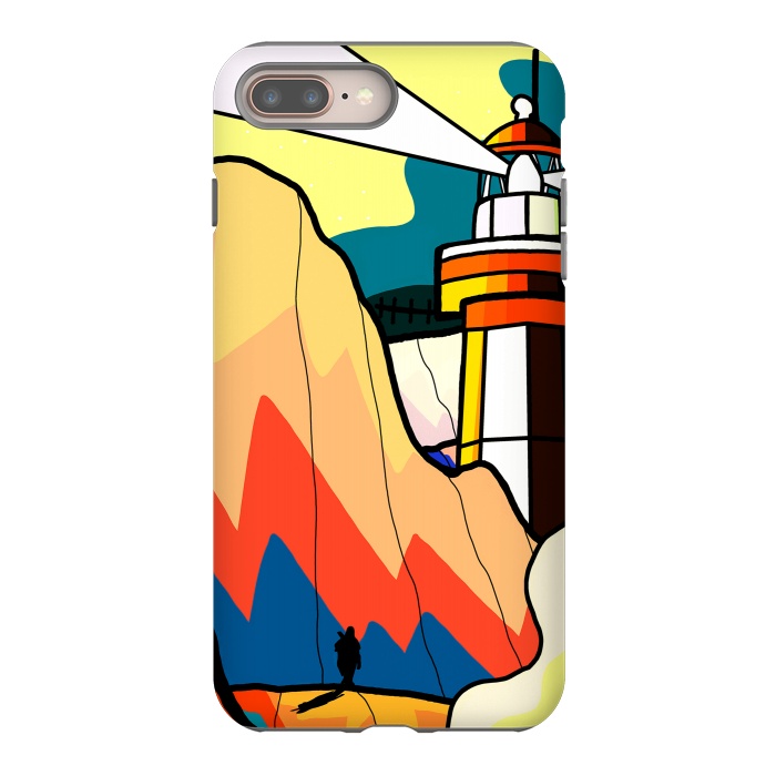 iPhone 8 plus StrongFit The lost lighthouse by Steve Wade (Swade)