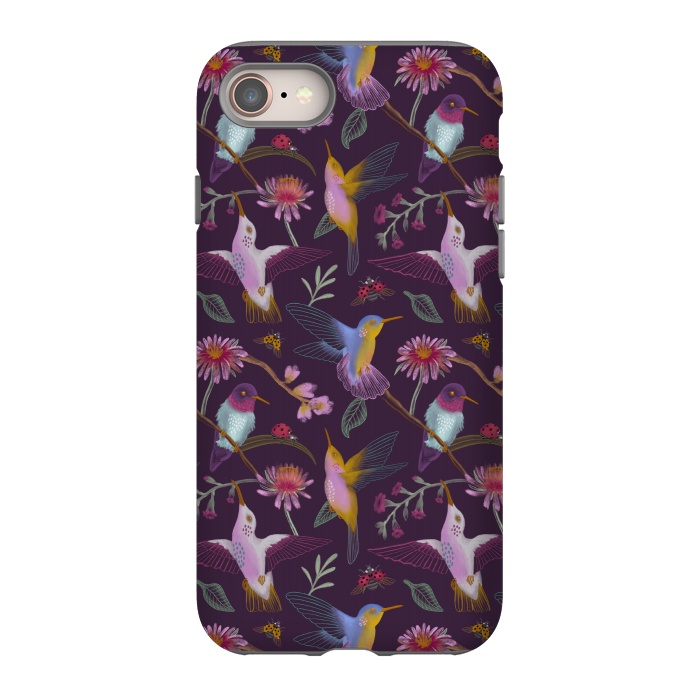 iPhone 8 StrongFit Hummingbirds by Tishya Oedit