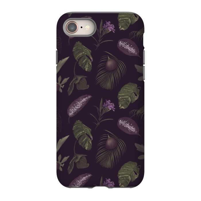 iPhone 8 StrongFit Tropical Figs by Tishya Oedit
