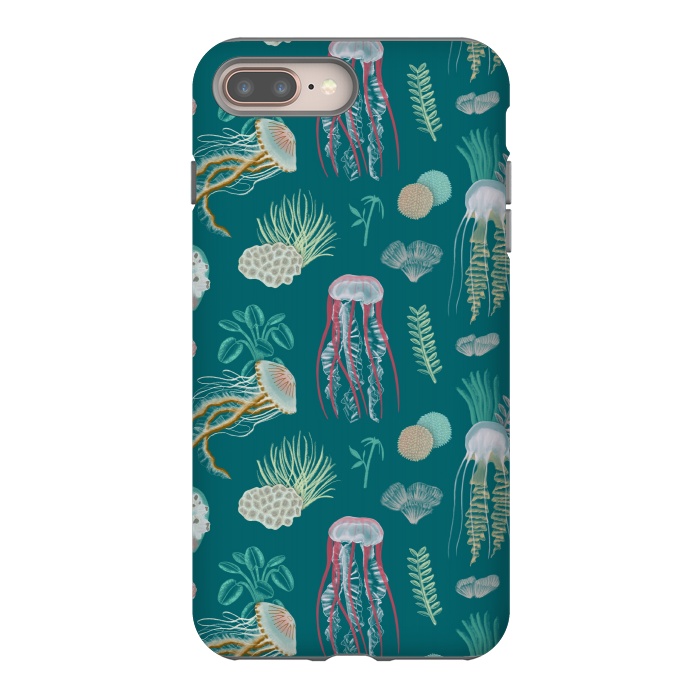iPhone 8 plus StrongFit Jellyfish by Tishya Oedit