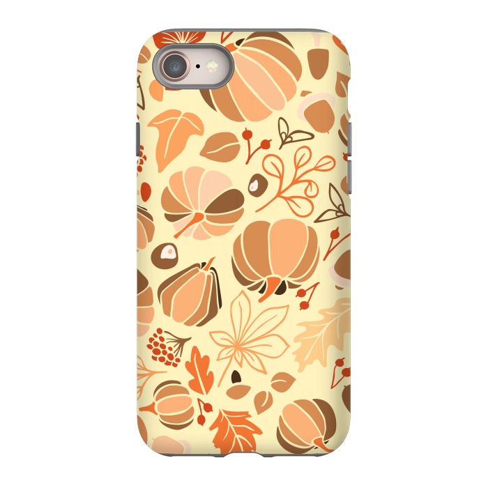 iPhone 8 StrongFit Fall Fruits in Orange and Yellow by Paula Ohreen