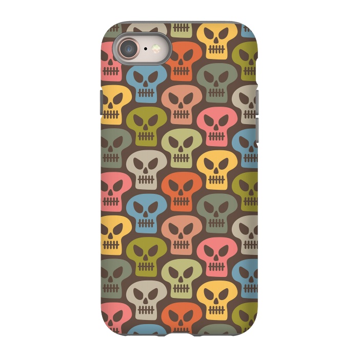 iPhone 8 StrongFit Skulls by Majoih