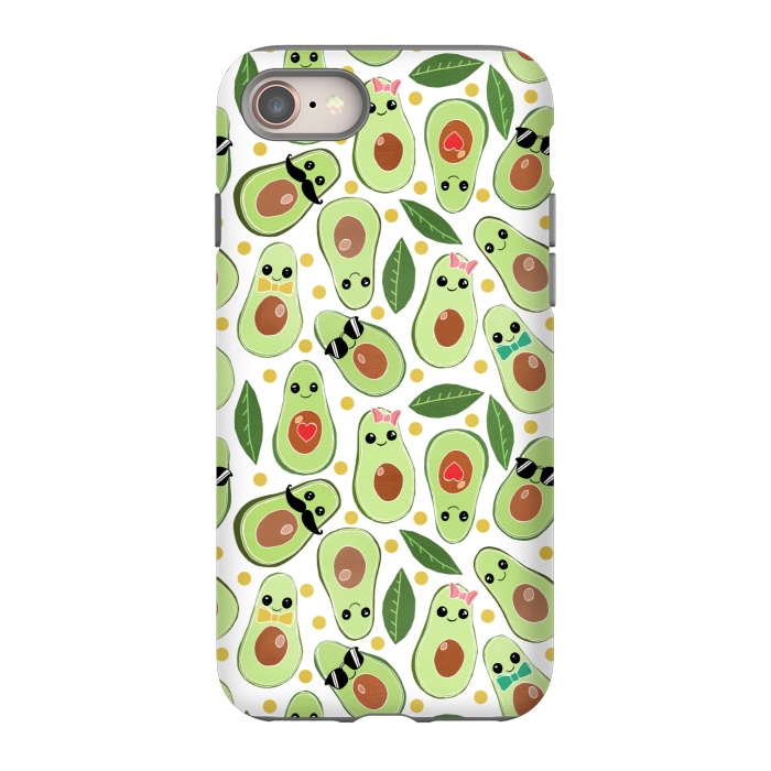 iPhone 8 StrongFit Stylish Avocados by Tangerine-Tane
