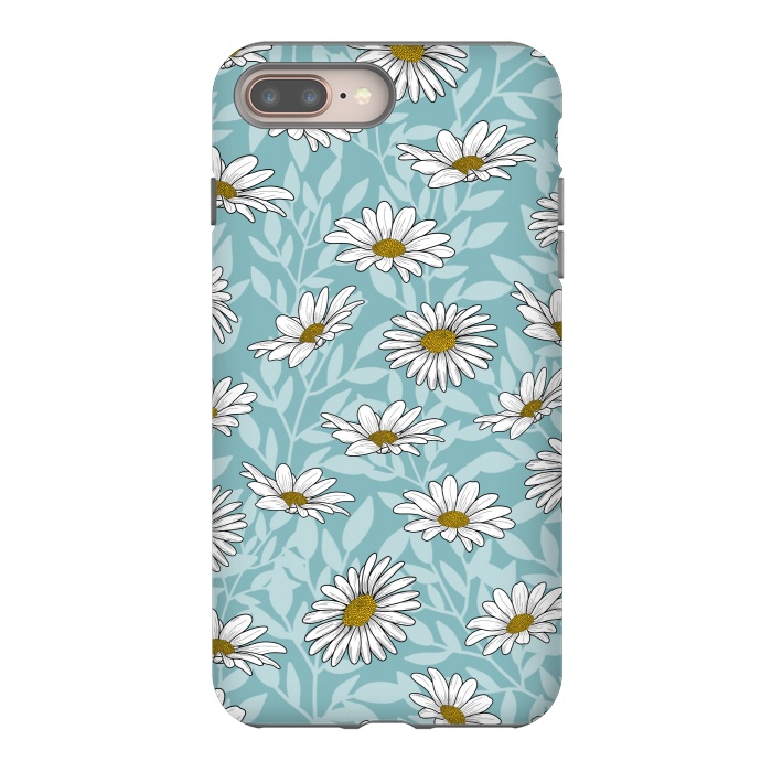 iPhone 8 plus StrongFit Daisy pattern by Jms