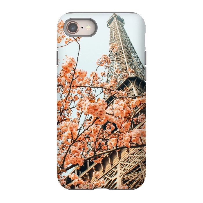 iPhone 8 StrongFit Paris in Spring | Travel Photography Eifel Tower | Wonder Building Architecture Love by Uma Prabhakar Gokhale