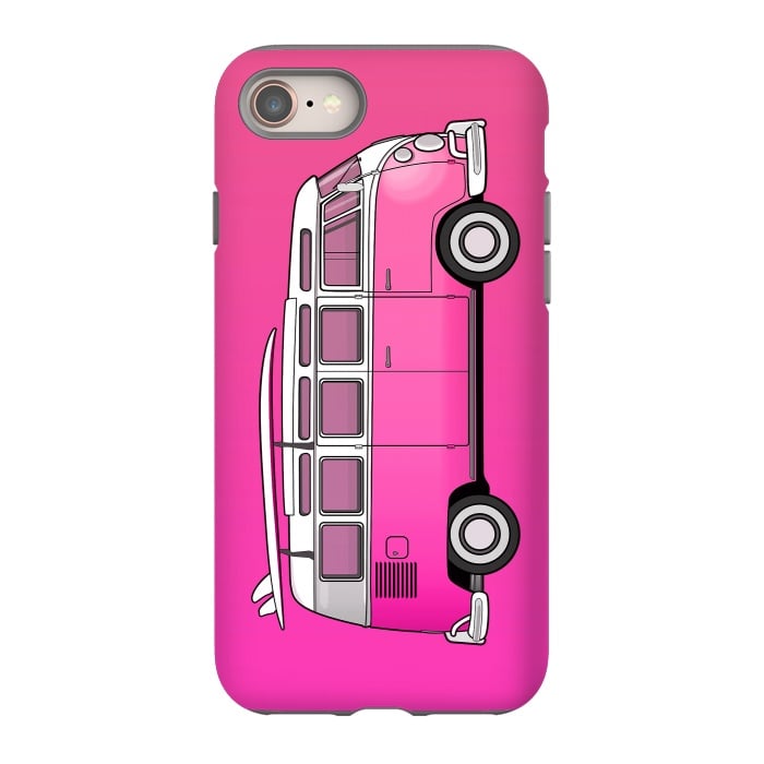 iPhone 8 StrongFit Van Life - Pink by Mitxel Gonzalez